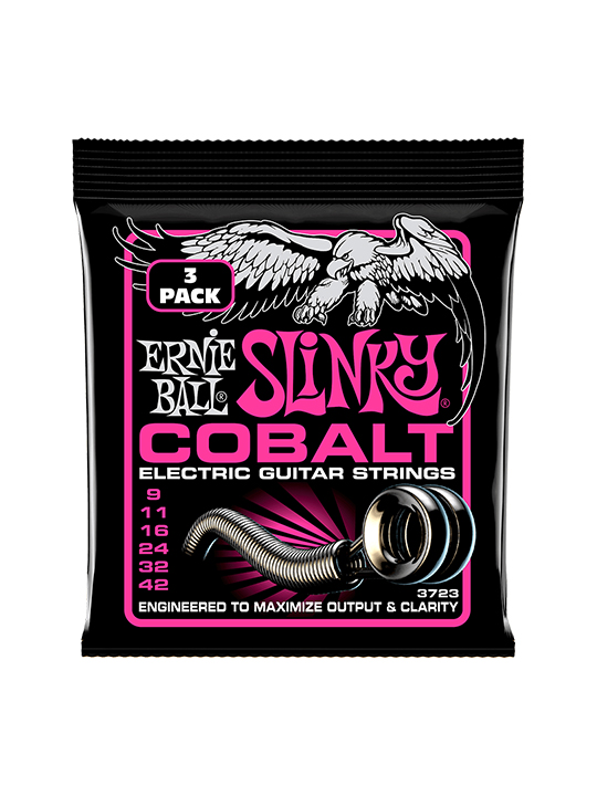 Ernie Ball Super Slinky Cobalt Pack Music Concept