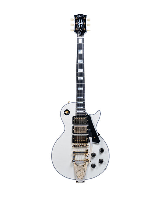 Gibson Custom Shop Murphy Lab 1957 Les Paul Custom 3-Pickup Bigsby Polaris Whit Ultra Light Agede