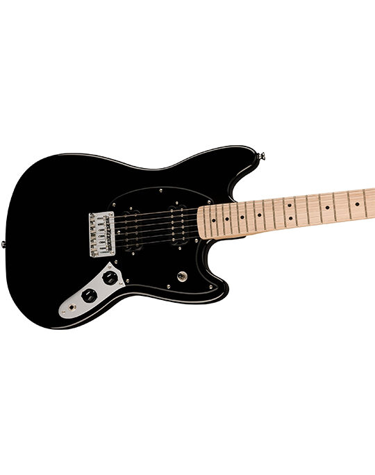 Squier FSR Sonic Mustang HH Black Pickguard Black Limited Edition