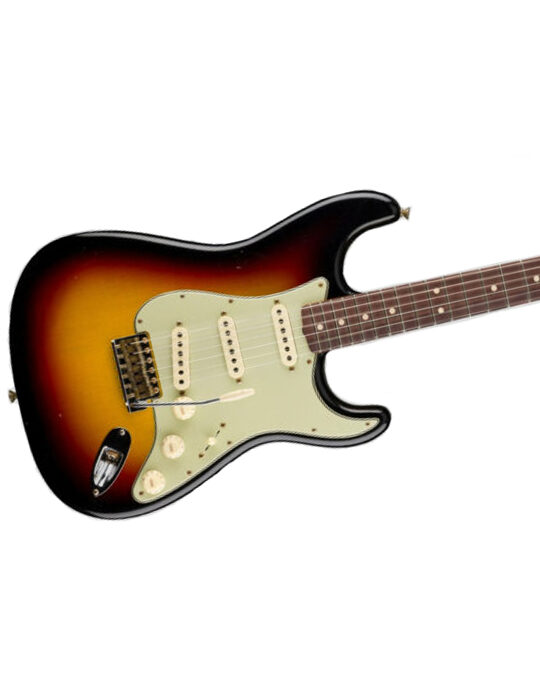 Fender Custom Shop 1963 Stratocaster Journeyman- Bleached 3 Tone Sunburst F24 Limited Eidition