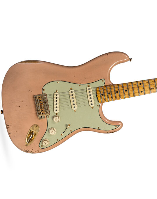 Fender Custom Shop 1962 Poblano Stratocaster Relic Aged Dirty Shell Pink Masterbuilt by Andy Hicks